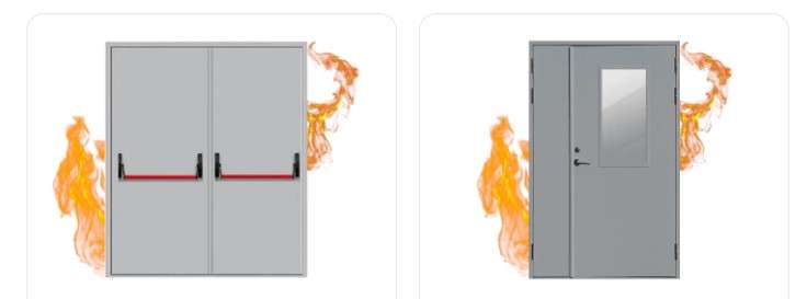 Противопожарные двери: производство и монтаж